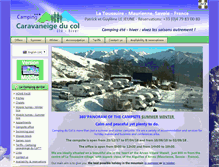 Tablet Screenshot of camping-caravaneige.fr